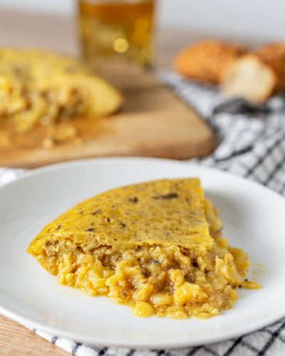 Pincho tortilla trufada Caracola