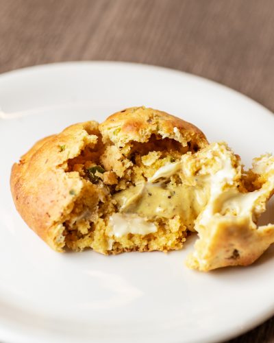 Cookie chocolate blanco y pistacho