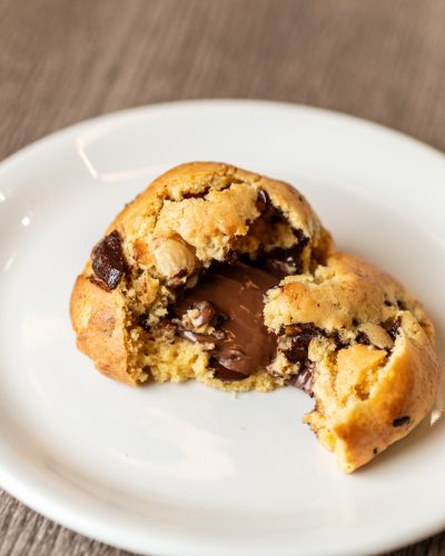 Cookie dúo de chocolate y avellana