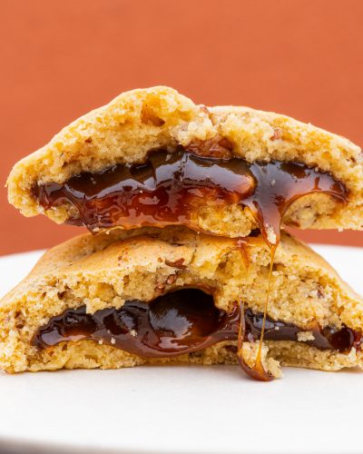 Caramelo y nueces pecanas