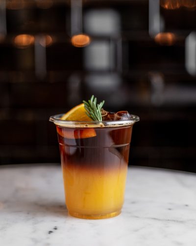 Iced americano orange